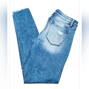 Women's Kancan Low Rise Distressed Skinny Jeans~Size 26